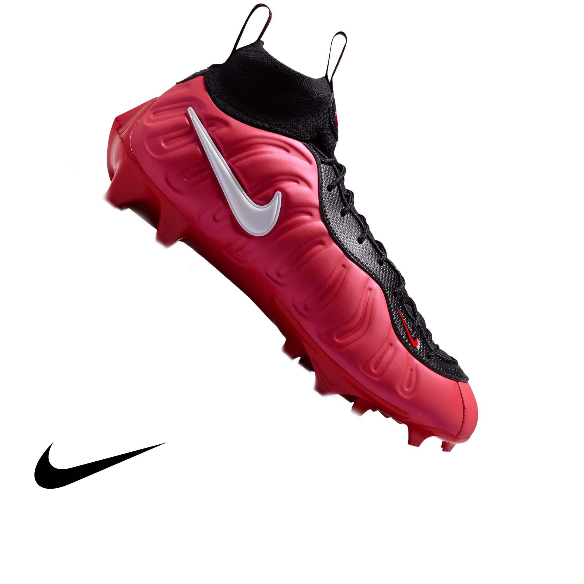 Nike Vaporposite Pro "University Red" Men's Football Cleat - UNIVERSITY RED/WHITE/BLACK